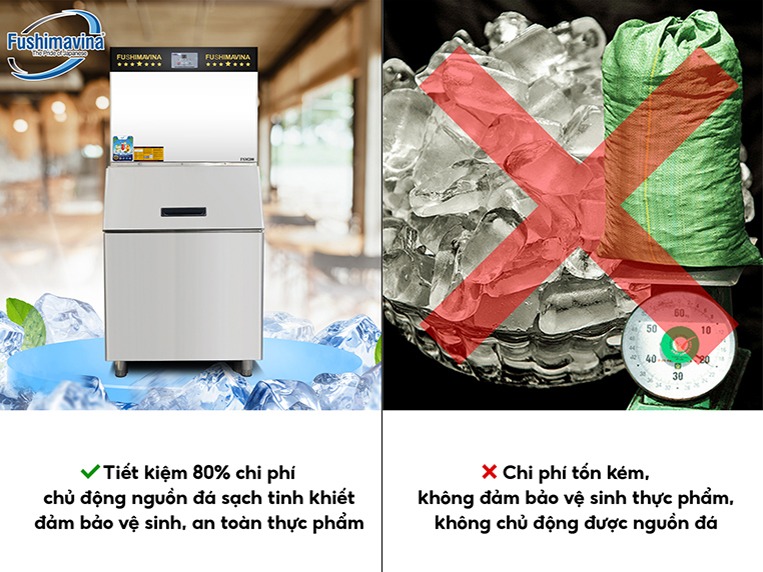 Phân tích điện năng tiêu thụ khi sử dụng máy làm đá 400kg