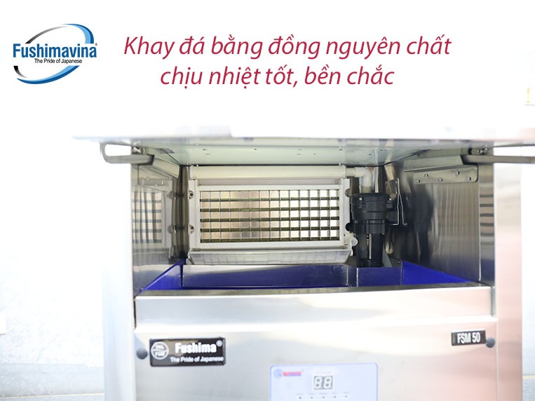 Thời gian làm đá cực nhanh với các loại kích thước đá viên chuyên dụng
