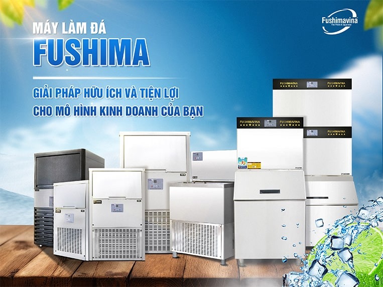 lựa chọn máy làm đá cho khách sạn có kích thước phù hợp