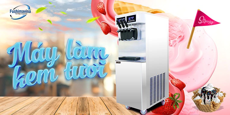 lưu ý khi lựa chọn máy làm kem tươi 2 vòi