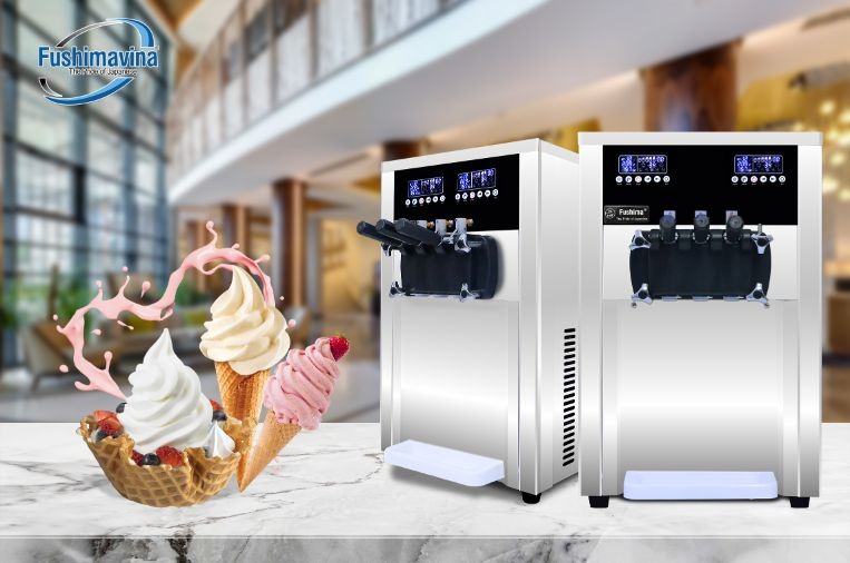 chọn mua các máy làm kem sử dụng máy nén lạnh chuyên dụng