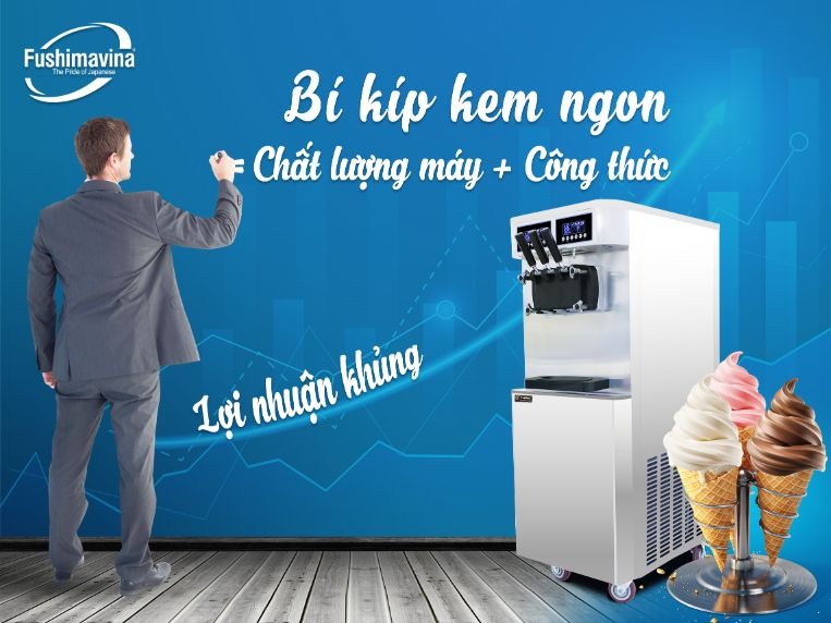 mua máy làm kem của các thương hiệu uy tín trên thị trường