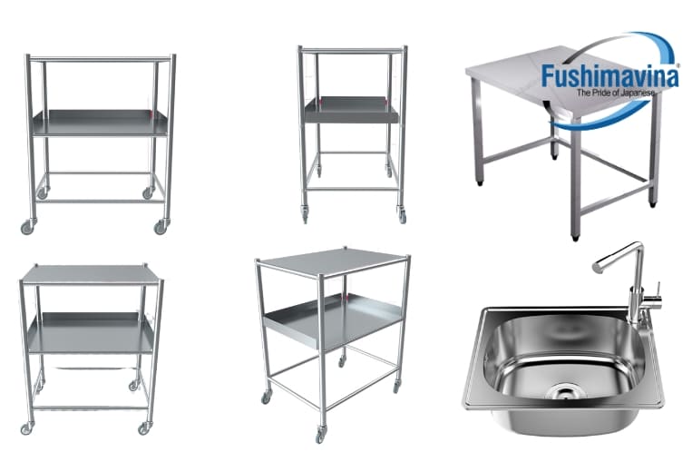 nhóm dụng cụ inox