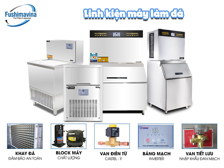 phụ kiện máy làm đá viên