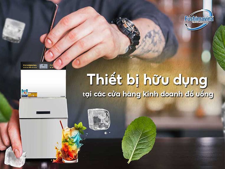 quy trình sản xuất đá viên tinh khiết