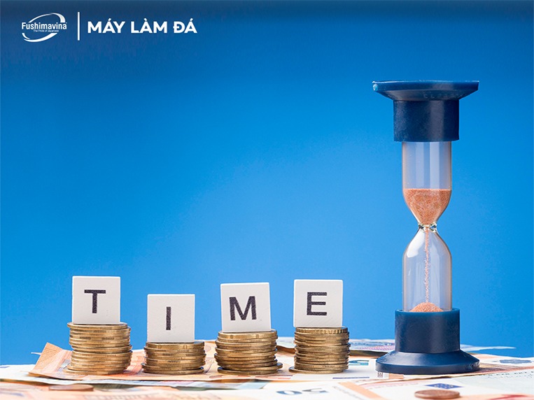 quy trình sản xuất đá viên tinh khiết