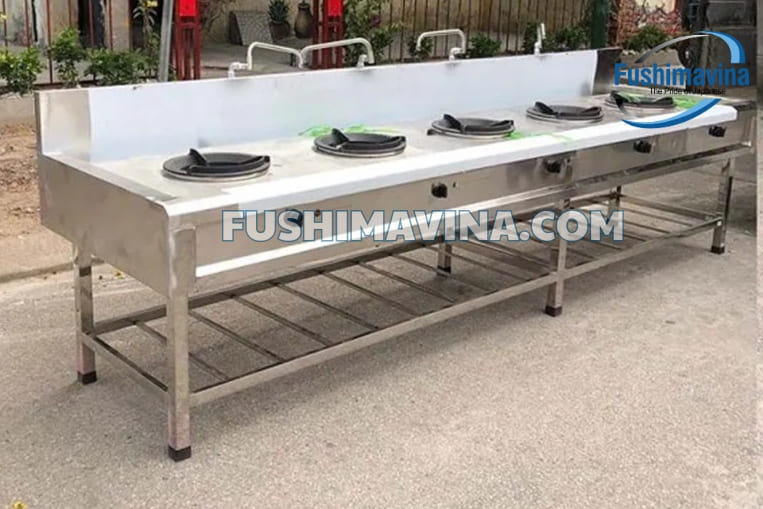 thân bếp làm từ inox chất lượng cao