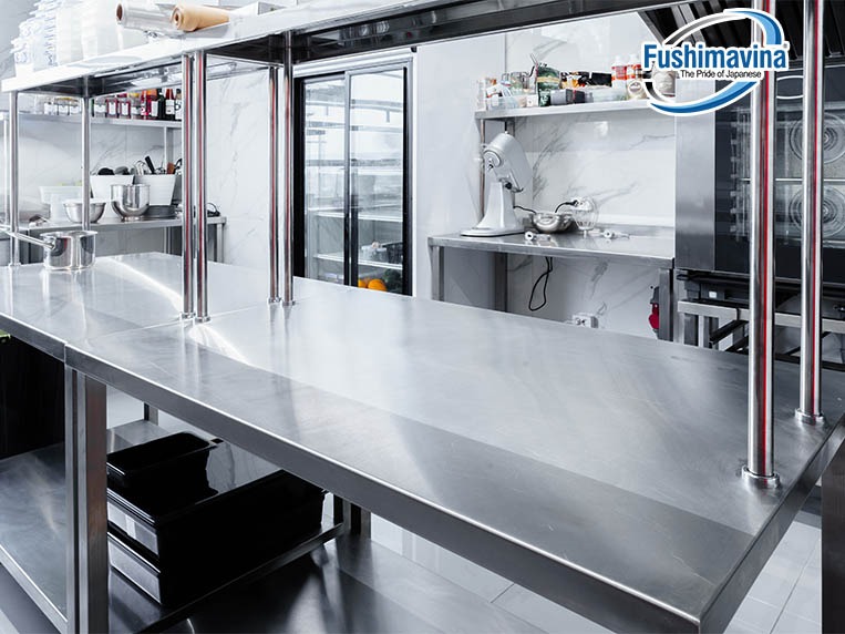 thiết bị bếp inox bền bỉ