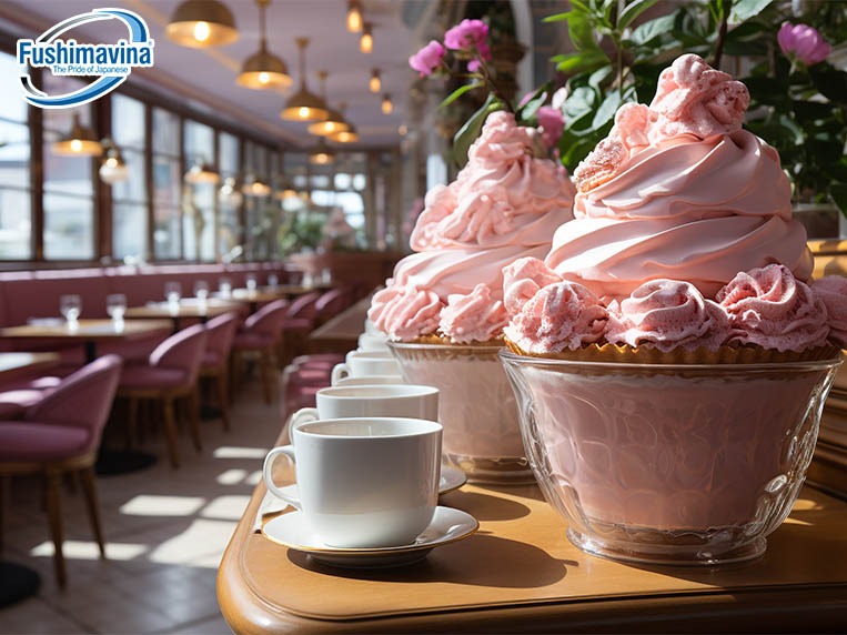 thiết kế quán kem nhỏ cần sắp xếp bàn ghế khoa học