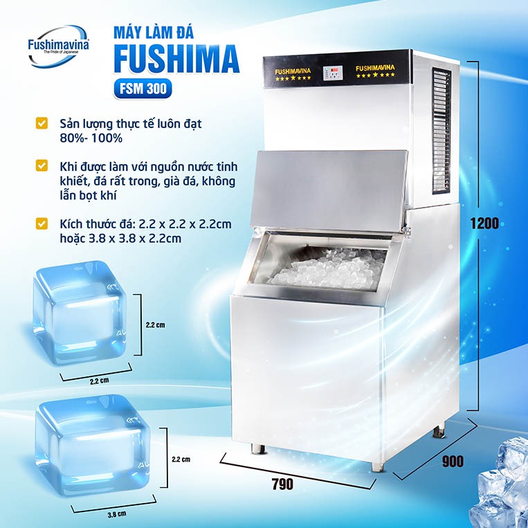 thời tiết nắng nóng ảnh hưởng đến máy làm đá viên