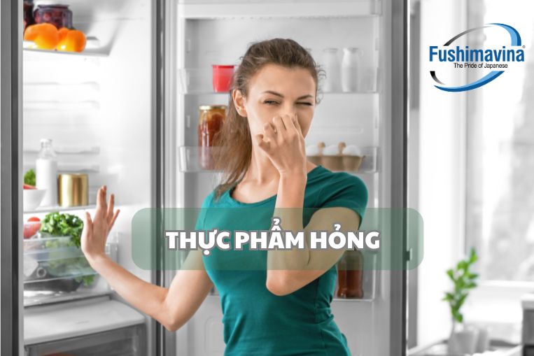 Thực phẩm hỏng làm mùi hôi khó chịu
