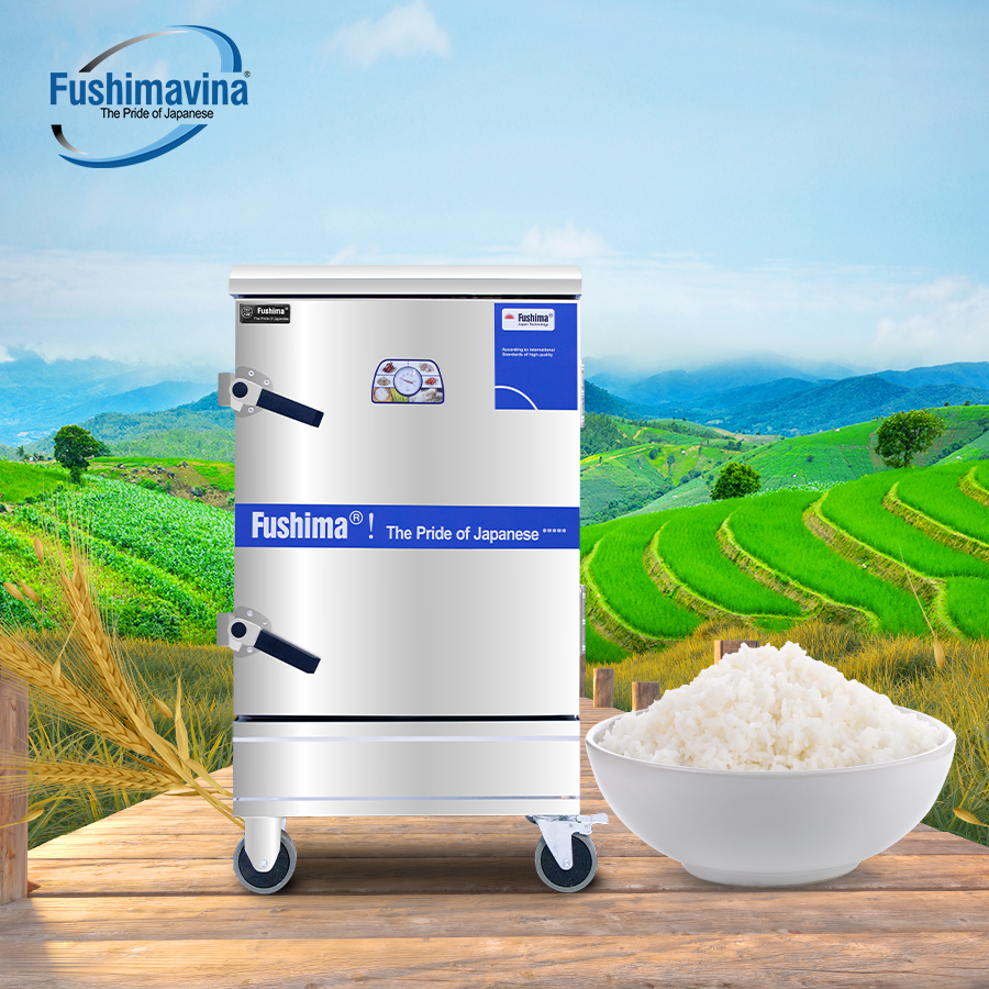 Tủ Nấu Cơm 8 Khay Điện - Ảnh 2