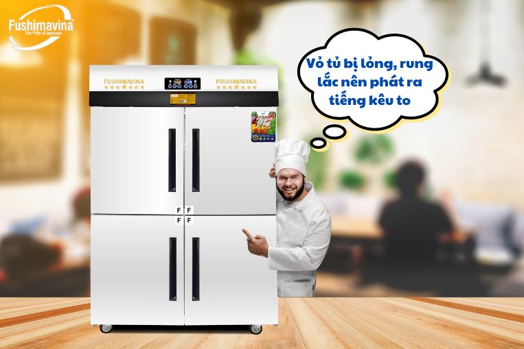 Do vỏ tủ bị lỏng