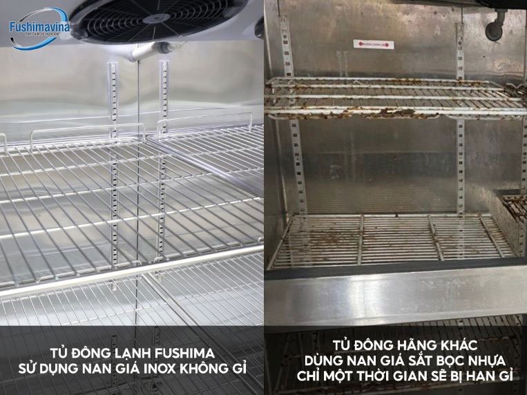 Chất liệu inox cao cấp bền bỉ không han gỉ theo thời gian