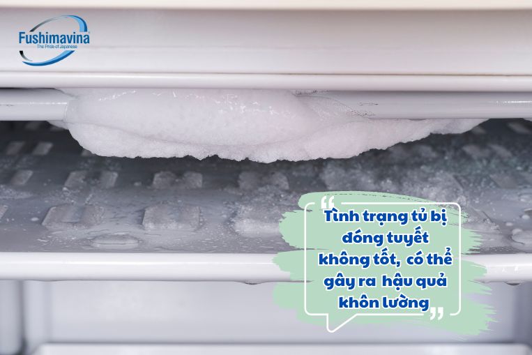 Tủ đông đóng tuyết không tốt