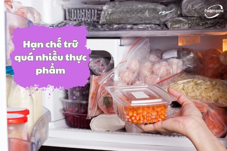 Lưu ý khi sử dụng tủ đông