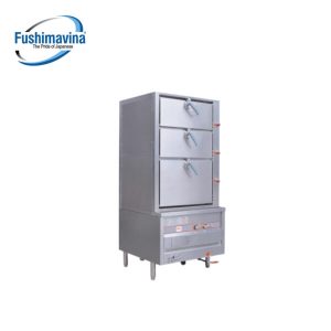 Tủ hấp hải sản 3 tầng dùng điện