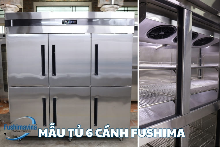 tủ lạnh 6 cánh công nghiệp