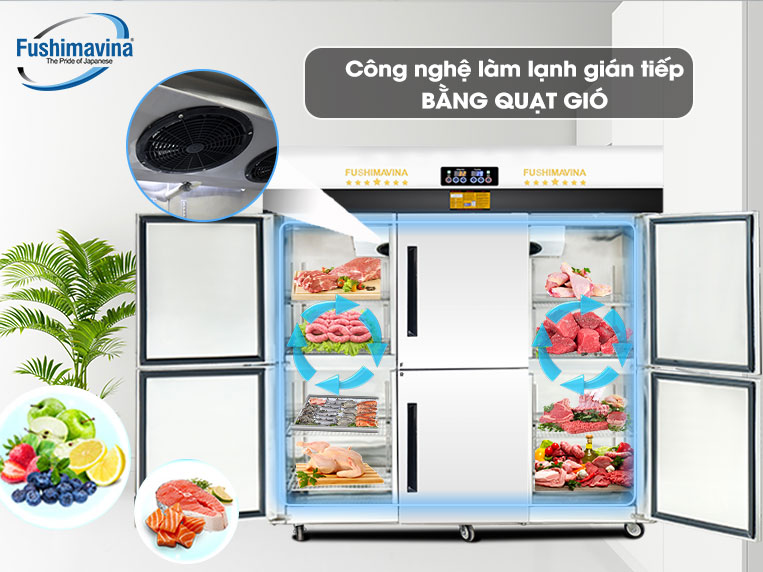 Cơ chế làm lạnh gián tiếp bằng quạt gió