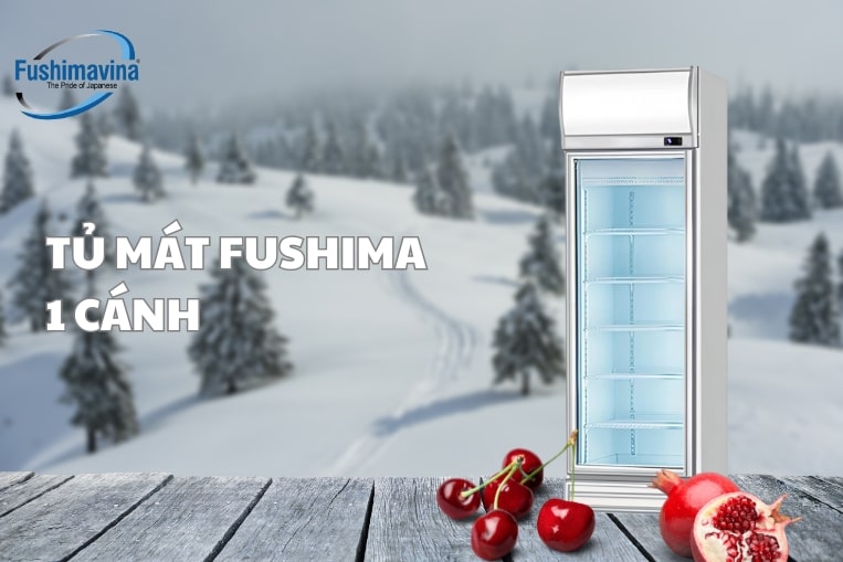 tủ mát trưng bày 1 cánh Fushima