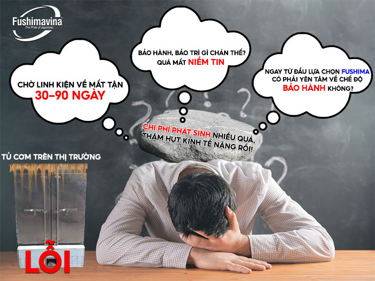 Bảng so sánh tủ cơm gas 8 khay Fushima và tủ nấu cơm khác trên thị trường hiện nay