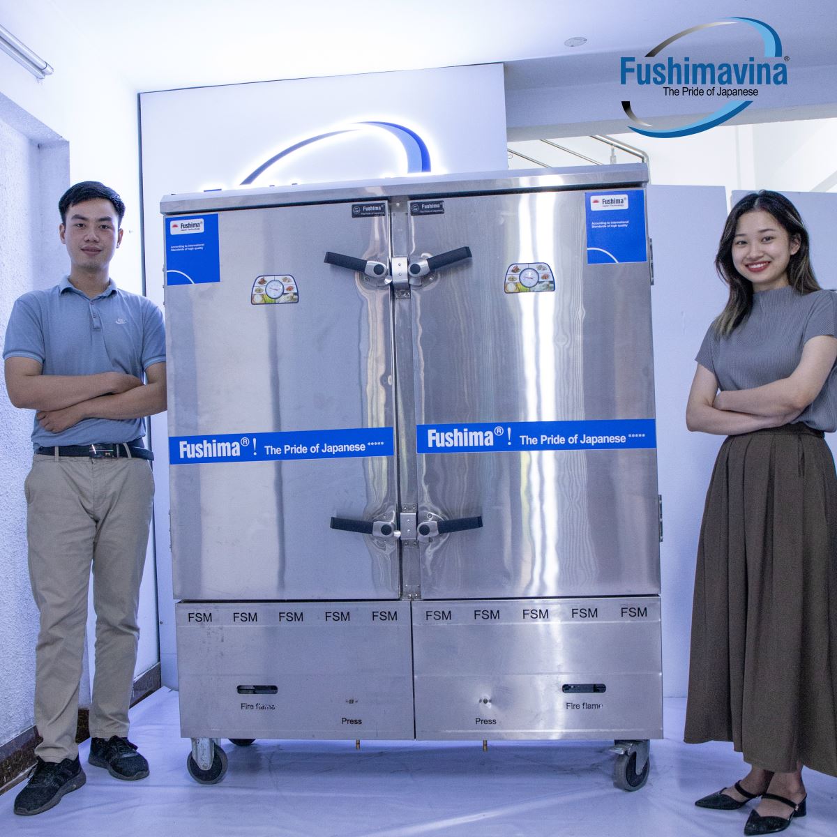 Tủ Nấu Cơm Gas Điện 24 Khay - Ảnh 4