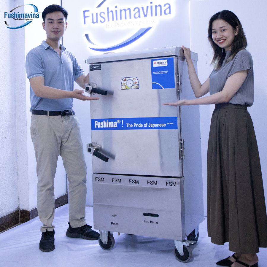 Tủ Nấu Cơm Gas Điện 8 Khay - Ảnh 4