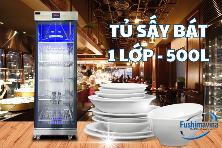 tủ sấy bát 1 lớp 500L