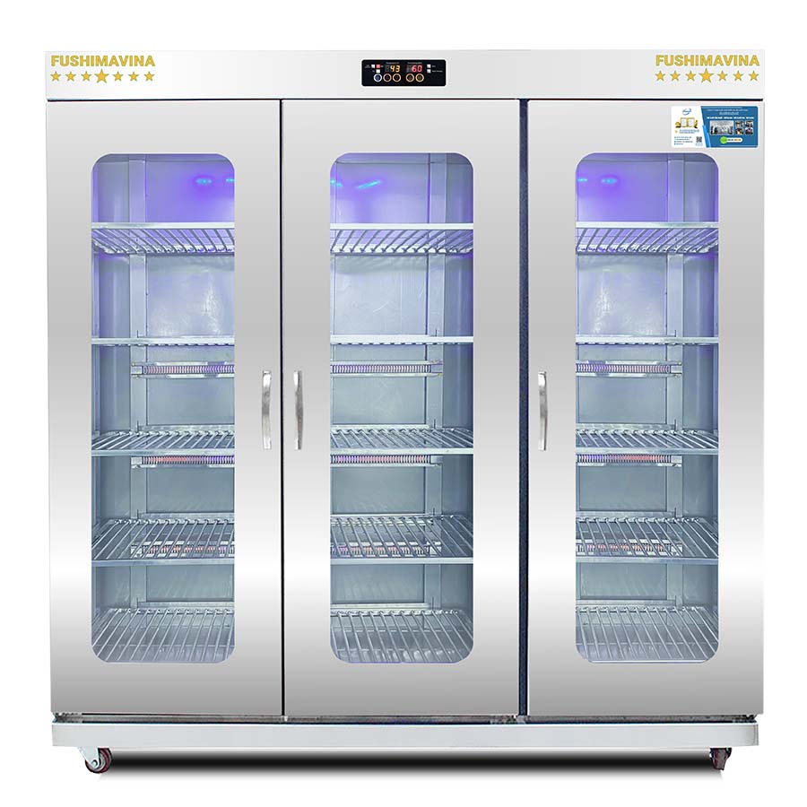 Tủ Sấy Bát Đĩa Cánh Kính 1800L 1 Lớp