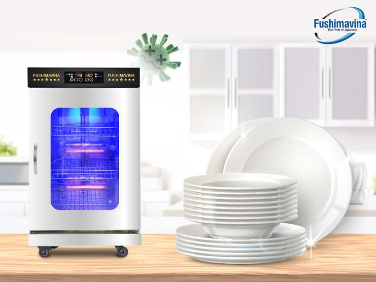 Tủ sấy bát cánh kính 400L Fushima