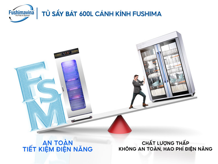 So sánh tủ sấy bát Fushima với hãng khác
