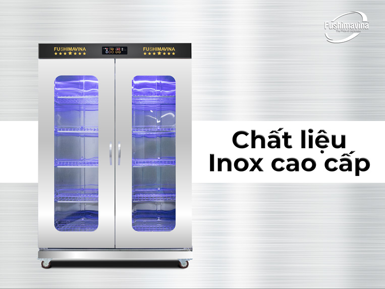Tủ sấy bát cánh kinh 1200L 2 lớp quạt gió