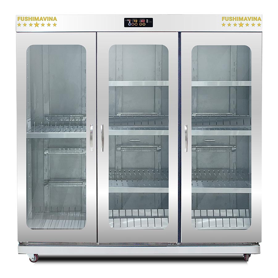 Tủ Sấy Dao Thớt 3 Cánh 1 Lớp Halogen