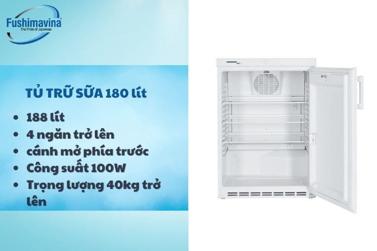 Tủ trữ sữa 180 lít