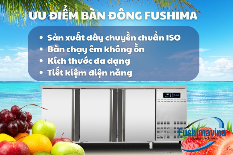 ưu điểm bàn đông công nghiệp Fushima