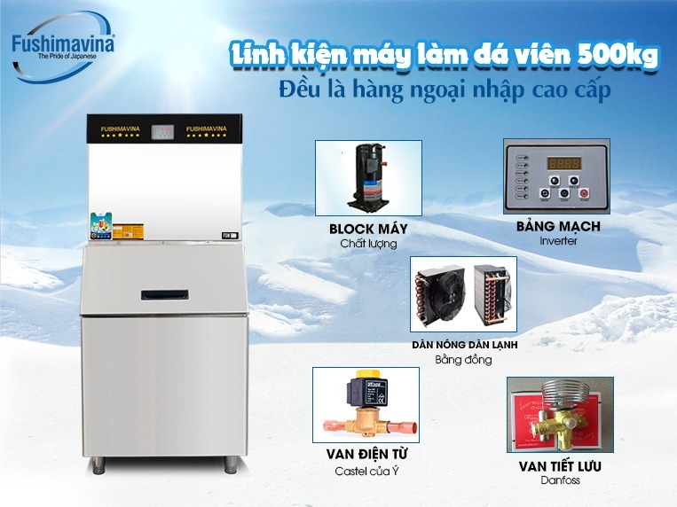 van điện từ là thiết bị không thể thiếu của máy làm đá